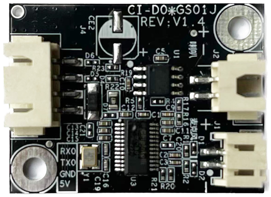 模块实物和芯片对应位置图